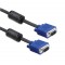 POWERTECH Καλώδιο VGA HD σε VGA HD 15 CAB-G004, 2x Ferrites, μαύρο, 10m