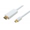 POWERTECH καλώδιο Mini DisplayPort σε HDMI CAB-DP011, 2m, λευκό