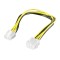 POWERTECH καλώδιο για MB 8pin αρσενικό σε 8pin θηλυκό CAB-W008, 20cm