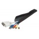 POWERTECH δεματικό καλωδίων τύπου Flex Wrap TIES-001, 1.8m, μαύρο
