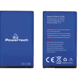 POWERTECH Μπαταρία αντικατάστασης για τα κινητά PTM-07 & 08, 2800mAh