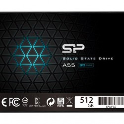 SILICON POWER SSD A55 512GB, 2.5", SATA III, 500-450MB/s, 7mm