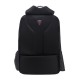 ARCTIC HUNTER τσάντα πλάτης B00208 με θήκη laptop 15.6", λουκέτο TSA, 24L, μαύρη