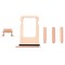 Υποδοχή κάρτας SIM και Side Button για iPhone 8, χρυσό