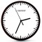 ESPERANZA Ρολόι τοίχου Budapest EHC010W, 20cm, λευκό