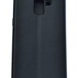 POWERTECH Θήκη Slim Leather για Samsung A5 2018, μαύρη