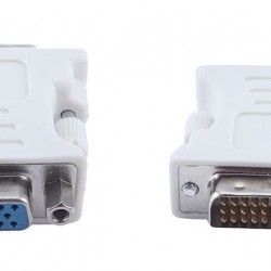 POWERTECH αντάπτορας VGA σε DVI-I 24+5 CAB-G019, λευκός