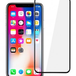 POWERTECH Tempered Glass 5D Full Glue για iPhone XS Max, Black