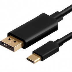 POWERTECH Καλώδιο Type-C σε DisplayPort 1.2 CAB-UC032, copper, 1.2m