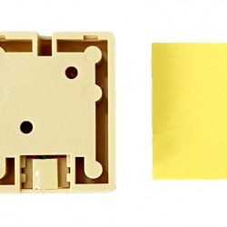 POWERTECH Πρίζα τηλεφώνου CAB-T027, RJ11 6p4c, μπεζ