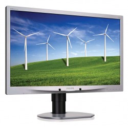 PHILIPS used οθόνη 241B4 LED, 24" 1920x1080 VGA/DVI/DisplayPort, Grade B
