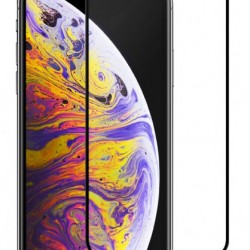 POWERTECH Tempered Glass 5D Full Glue TGC-0265 για iPhone X, μαύρο