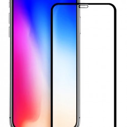 POWERTECH Tempered Glass 5D Full Glue για iPhone XS, Black