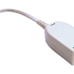 POWERTECH ADSL Splitter με φίλτρο ADSL-05, μπεζ