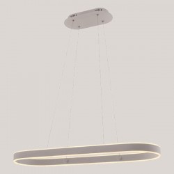 ΦΩΤΙΣΤΙΚΟ ΚΡΕΜΑΣΤΟ ΓΡΑΜΜΙΚΟ LED 55W 3000Κ 900X300X1200 ΛΕΥΚΟ ARTE ILLUMINA