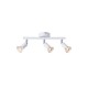 ΣΠΟΤ ΚΙΝΗΤΟ ΜΕΤΑΛΛΟ 3ΦΩΤΟ 2XGU10 Max 7W 300X80X125mm ΛΕΥΚΟ ARTE ILLUMINA VORRAS