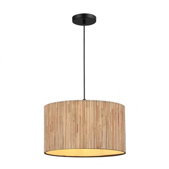 ΦΩΤΙΣΤΙΚΟ ΚΡΕΜΑΣΤΟ PAMPAS ΜΟΝΟΦΩΤΟ 1XE27 Max 15W Φ350X1260mm ΜΠΕΖ ARTE ILLUMINA AENON