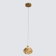 ΦΩΤΙΣΤΙΚΟ ΚΡΕΜΑΣΤΟ ΓΥΑΛΙ 4W 240Lm 3000K L15XH150 ΧΡΥΣΟ ARTE ILLUMINA CITRUS