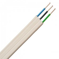 ΚΑΛΩΔΙΟ ΠΛΑΚΕ NYΙFY-U 3Χ2,5mm² ΛΕΥΚΟ (100m/Roll)