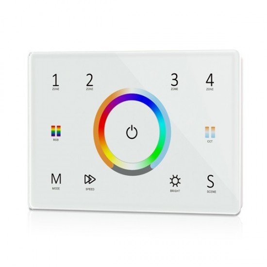 DMX MASTER/RF ΧΩΝΕΥΤΟ "T15(IT)'' ΜΟΝΟΧΡΩΝΟ/CCT/RGB/RGBW/RGB+CCT 100-240VAC 4 ΔΙΑΔΡΟΜΕΣ