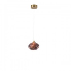 ΑΠΛΙΚΑ ΤΟΙΧΟΥ ΓΥΑΛΙ 4W 240Lm 3000K Φ17XH14 ΧΡΥΣΟ ARTE ILLUMINA CITRUS