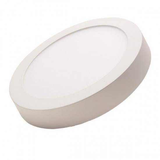 ΦΩΤΙΣΤΙΚΟ ΕΞΩΤΕΡΙΚΟ LED SLIM 24W 6500K Φ225 ΛΕΥΚΟ PLUS