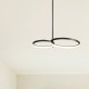 ΦΩΤΙΣΤΙΚΟ ΚΡΕΜΑΣΤΟ 2ΦΩΤΟ LED 30W 600X360X250 ΜΑΥΡΟ ARTE ILLUMINA