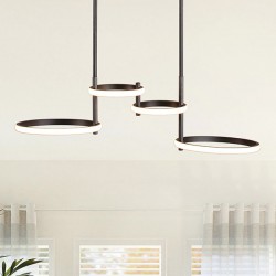 ΦΩΤΙΣΤΙΚΟ ΚΡΕΜΑΣΤΟ 4ΦΩΤΟ LED 40W 810X280X320 ΜΑΥΡΟ ARTE ILLUMINA