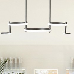 ΦΩΤΙΣΤΙΚΟ ΚΡΕΜΑΣΤΟ 5ΦΩΤΟ LED 50W 930X280X290 ΜΑΥΡΟ ARTE ILLUMINA
