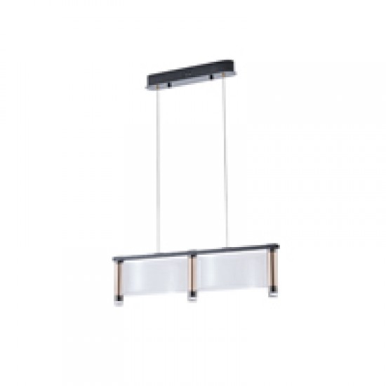 ΦΩΤΙΣΤΙΚΟ ΚΡΕΜΑΣΤΟ ΑΚΡΥΛΙΚΟ LED 24W 3024Lm 3000K 600X270X175mm Γαλλικό Χρυσό ARTE ILLUMINA RAVENA