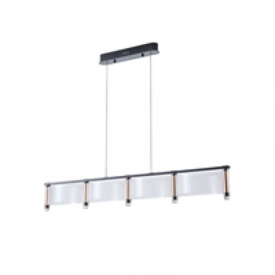ΦΩΤΙΣΤΙΚΟ ΚΡΕΜΑΣΤΟ ΑΚΡΥΛΙΚΟ LED 60W 5400Lm 3000K 1200X270X175mm Γαλλικό Χρυσό ARTE ILLUMINA RAVENA