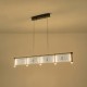 ΦΩΤΙΣΤΙΚΟ ΚΡΕΜΑΣΤΟ ΑΚΡΥΛΙΚΟ LED 60W 5400Lm 3000K 1200X270X175mm Γαλλικό Χρυσό ARTE ILLUMINA RAVENA