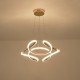 ΦΩΤΙΣΤΙΚΟ ΚΡΕΜΑΣΤΟ ΑΛΟΥΜΙΝΙΟ ΣΤΡΟΓΓΥΛΟ LED 24W 1900Lm 3000K Φ500X1200mm ΧΡΥΣΟ ARTE ILLUMINA SATURN