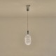 ΦΩΤΙΣΤΙΚΟ ΚΡΕΜΑΣΤΟ ΜΕΤΑΛΛΟ ΜΟΝΟΦΩΤΟ LED 6.3W 648Lm 3000K Φ130X1588mm ΑΣΗΜΙ ARTE ILLUMINA PERFORATO