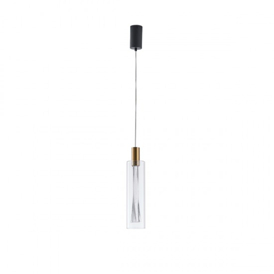 ΦΩΤΙΣΤΙΚΟ ΚΡΕΜΑΣΤΟ ΓΥΑΛΙ ΜΟΝΟΦΩΤΟ LED 8W 780Lm 3000K Φ90X1700mm ΔΙΑΦΑΝΕΣ ARTE ILLUMINA VIAL