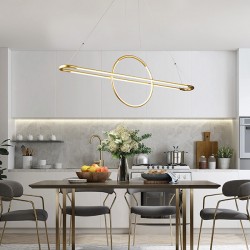 ΦΩΤΙΣΤΙΚΟ ΚΡΕΜΑΣΤΟ ΓΡΑΜΜΙΚΟ LED 45W 3000Κ 120X150 ΧΡΥΣΟ ARTE ILLUMINA