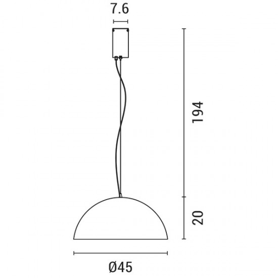 ΦΩΤΙΣΤΙΚΟ ΚΡΕΜΑΣΤΟ LED 30W D45*H120CM ΜΑΥΡΟ 3CCT ARTE ILLUMINA ΦΩΤΙΣΤΙΚΟ ΚΡΕΜΑΣΤΟ LED 30W D45*H120CM ΜΑΥΡΟ 3CCT ARTE ILLUMINA