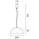 ΦΩΤΙΣΤΙΚΟ ΚΡΕΜΑΣΤΟ LED 30W D45*H120CM ΜΑΥΡΟ 3CCT ARTE ILLUMINA ΦΩΤΙΣΤΙΚΟ ΚΡΕΜΑΣΤΟ LED 30W D45*H120CM ΜΑΥΡΟ 3CCT ARTE ILLUMINA