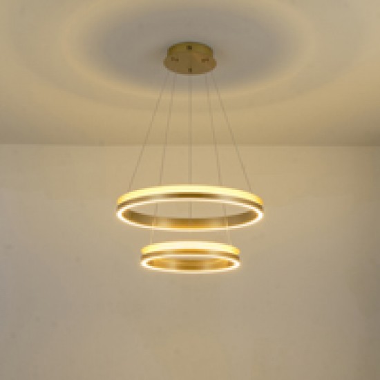 ΦΩΤΙΣΤΙΚΟ ΚΡΕΜΑΣΤΟ ΣΤΡΟΓΓΥΛΗ LED 80W 4800Lm 3000K 600X1500mm ΧΡΥΣΟ ARTE ILLUMINA SERENITY