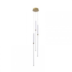ΦΩΤΙΣΤΙΚΟ ΚΡΕΜΑΣΤΟ LED 33W 1980Lm 3000K 200X2000mm ΛΕΥΚΟ-ΧΡΥΣΟ ARTE ILLUMINA PEARLETTE