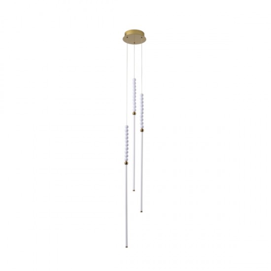 ΦΩΤΙΣΤΙΚΟ ΚΡΕΜΑΣΤΟ LED 33W 1980Lm 3000K 200X2000mm ΛΕΥΚΟ-ΧΡΥΣΟ ARTE ILLUMINA PEARLETTE