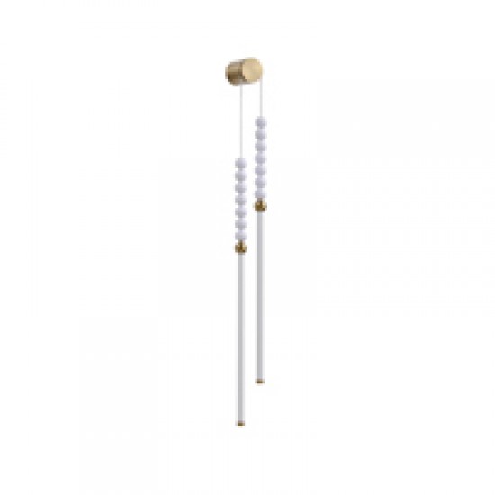 ΦΩΤΙΣΤΙΚΟ ΚΡΕΜΑΣΤΟ LED 15W 900Lm 3000K 950X800mm ΛΕΥΚΟ-ΧΡΥΣΟ ARTE ILLUMINA PEARLETTE