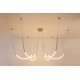 ΦΩΤΙΣΤΙΚΟ ΚΡΕΜΑΣΤΟ LED 75W 4500Lm 3000K 1200XH1500mm ΛΕΥΚΟ-ΧΡΥΣΟ ARTE ILLUMINA PEARLETTE