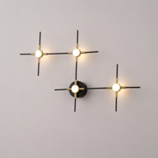 ΠΛΑΦΟΝΙΕΡΑ 14W 840Lm 3000K 39X60X5 ΜΑΥΡΟ-ΧΡΥΣΟ ARTE ILLUMINA STELA