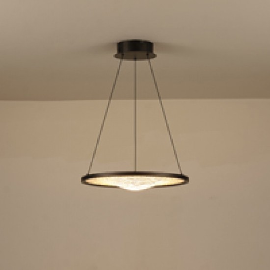 ΦΩΤΙΣΤΙΚΟ ΚΡΕΜΑΣΤΟ 30W 1740Lm 3000K D44XH120 ΜΑΥΡΟ ARTE ILLUMINA EOS