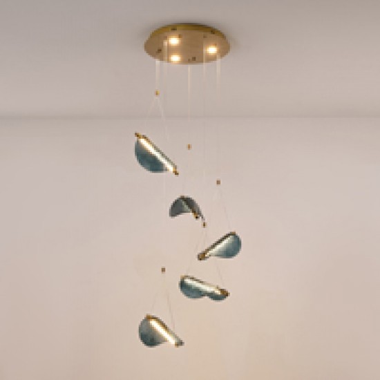 ΦΩΤΙΣΤΙΚΟ ΚΡΕΜΑΣΤΟ 30W 1800Lm 3000K D45XH150 ΧΡΥΣΟ ARTE ILLUMINA SERENITY