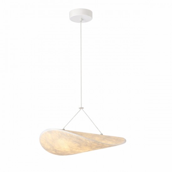 ΦΩΤΙΣΤΙΚΟ ΚΡΕΜΑΣΤΟ TYVEK ΜΟΝΟΦΩΤΟ LED 9W 405Lm 3000K Φ400mm ΛΕΥΚΟ ARTE ILLUMINA NEFI