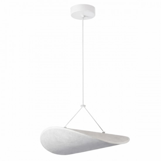 ΦΩΤΙΣΤΙΚΟ ΚΡΕΜΑΣΤΟ TYVEK ΜΟΝΟΦΩΤΟ LED 9W 405Lm 3000K Φ400mm ΛΕΥΚΟ ARTE ILLUMINA NEFI