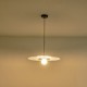 ΦΩΤΙΣΤΙΚΟ ΚΡΕΜΑΣΤΟ ΜΕΤΑΛΛΟ-ΥΦΑΣΜΑ 1XG9 MAX 10W Φ480mm ΓΚΡΙ ARTE ILLUMINA PIRUETTE