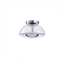 ΠΛΑΦΟΝΙΕΡΑ ΓΥΑΛΙΝΗ G9 MAX 7W 230X230X150mm ΑΣΗΜΙ ARTE ILLUMINA CLEAR